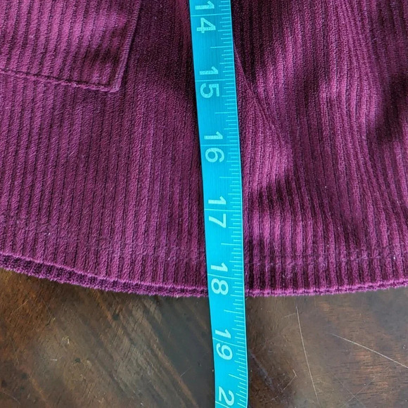 Wonder Nation ~ Baby Girl's Maroon Corduroy Jumper Size 18 months - Picture 9 of 10